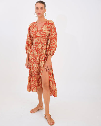 Alessandra Wrap Dress